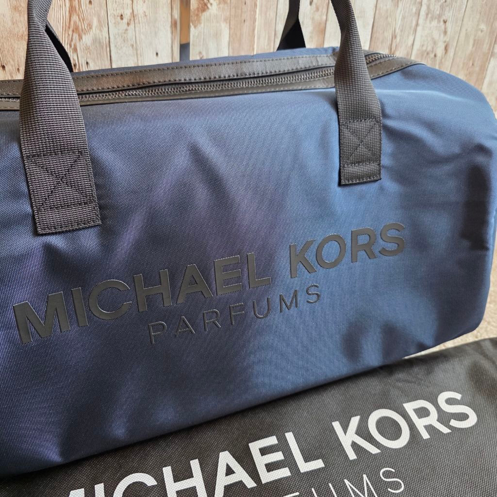 Michael Kors Navy Black Duffel Bag - Picture 4 of 8
